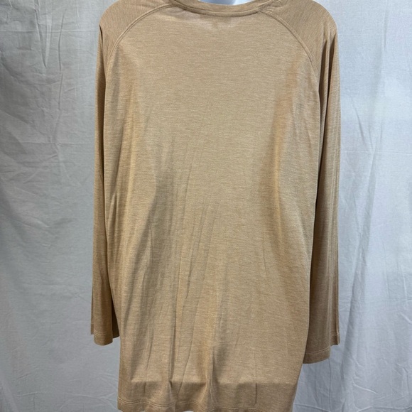 Vince Tan Long Sleeve Top Size Large - Picture 4 of 9